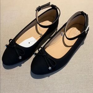 !NEW! Girl’s Black Ballet Flats